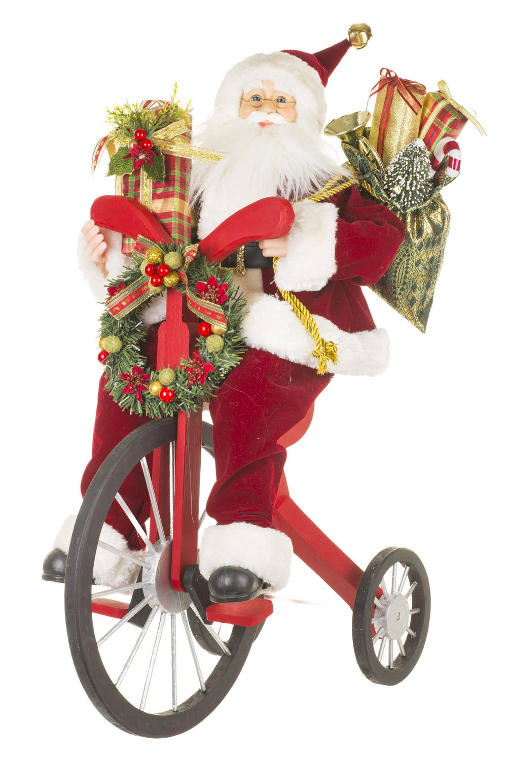 Christmas Joyride Santa with Tricycle | 27″