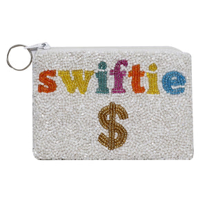 Swiftie beaded coin purse