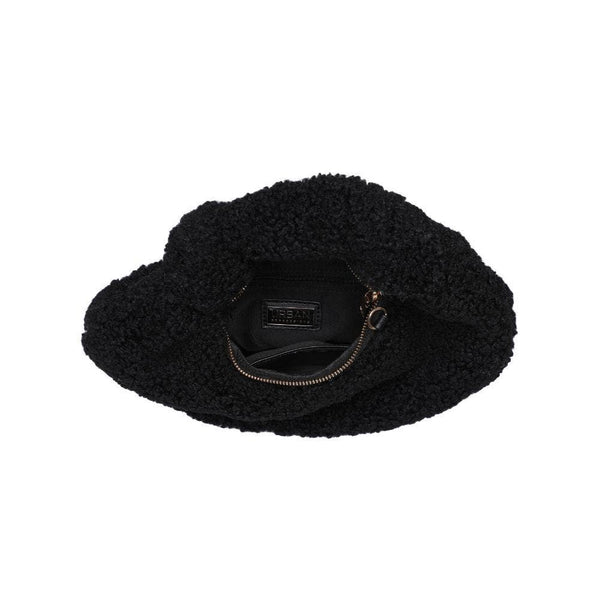 Charlene Sherpa Shearling Shoulder Bag: Ivory