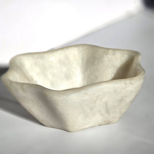 Organic Shape Resin Bowl - Entryway Catchall - Medium Size: Tiger