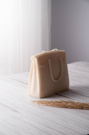 Luxury Bag - Huge Handbag Purse Candle/ Holiday Spice in Green