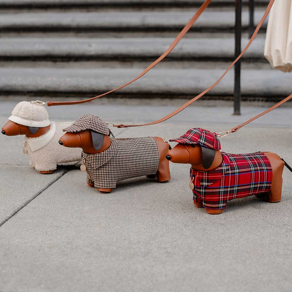 Dachshund Days Sherpa Crossbody Bag