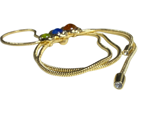 Millie Gem | 14K Gold PVD Bolo Lariat Necklace