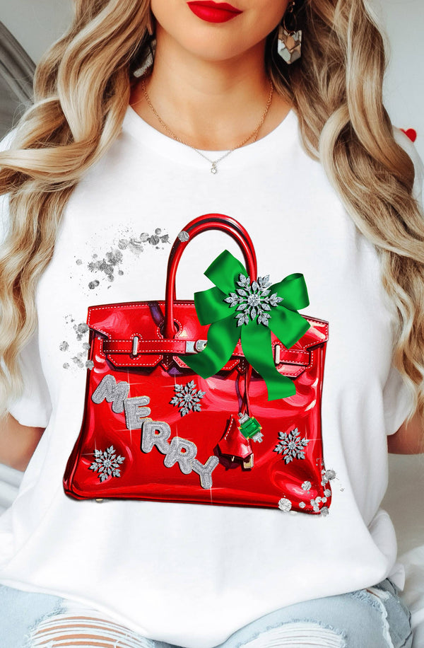 Christmas Very Merry Bag Tee