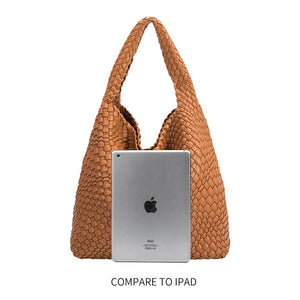 Johanna Blue Large Recycled Vegan Shoulder Bag