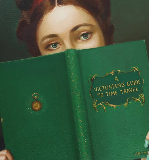 A Victorian's Guide to Time Travel. 8.5x11 framed Print