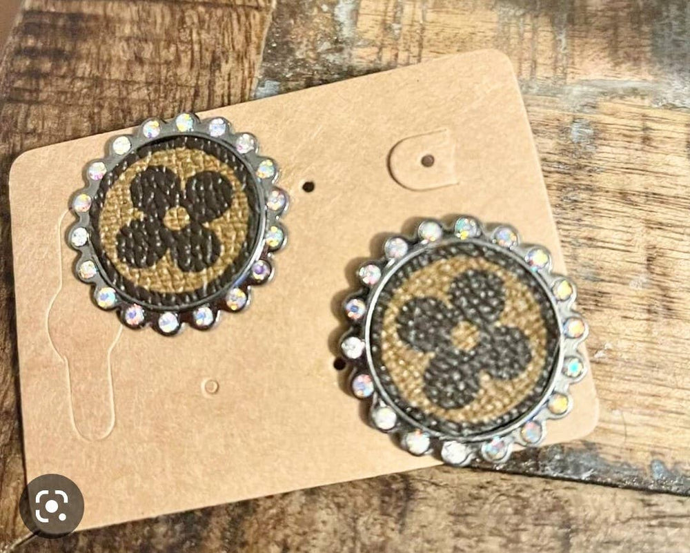 Clip on Upcycled earrings