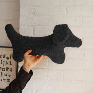 Dachshund Dog Cushion- Dog Plush Throw Pillow: Brown