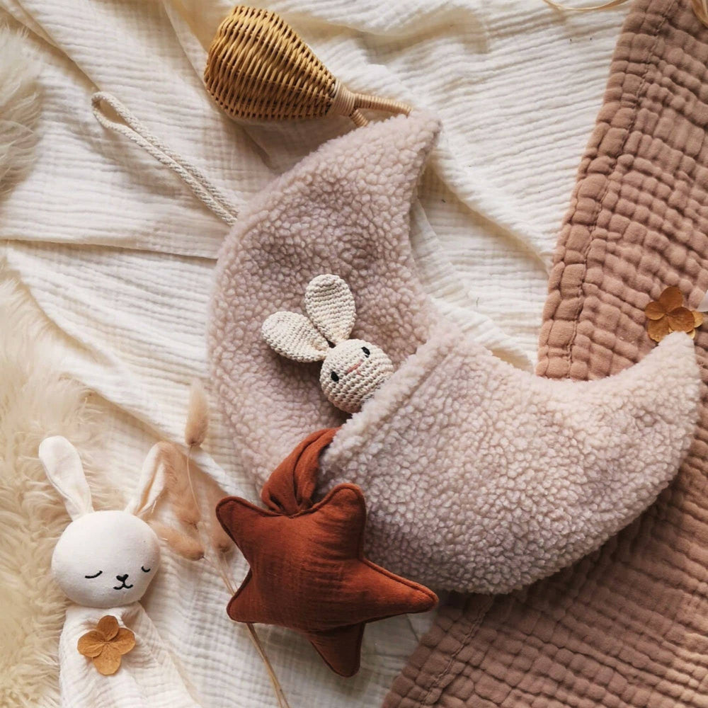 Moon Tooth Fairy Pouch | Off White or Beige