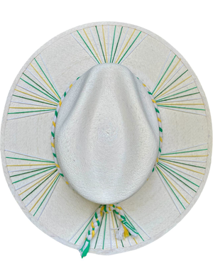 Hole in One Green Palm Hat: Small PREORDER