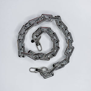 Convertible Ashley Acrylic Silver Strap: 23 inches