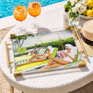 The Tray Girl Acrylic Trays - They New Yorker Series