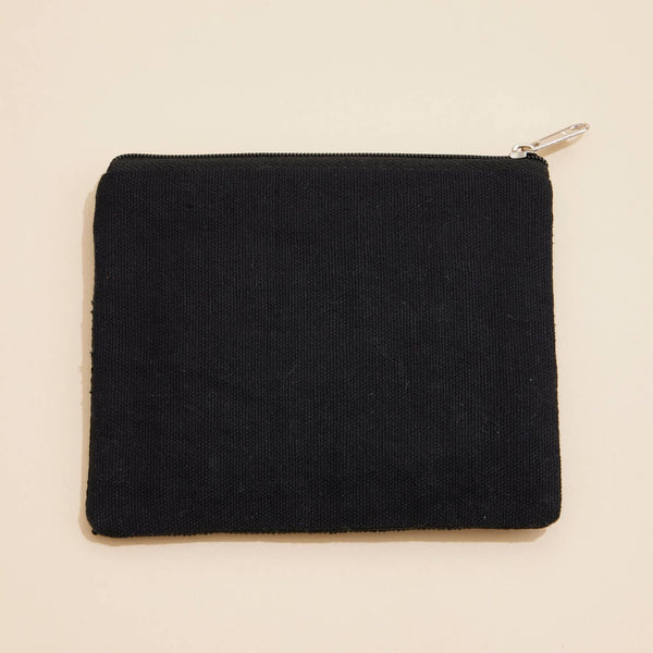 Christmas Joy To The World Seed Beaded Coin Pouch