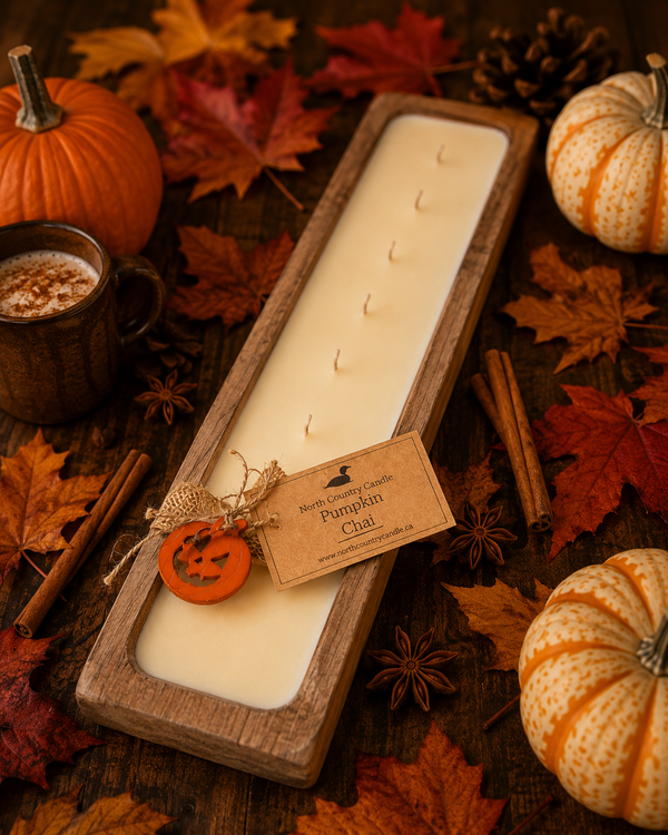Pumpkin Chai - 18” Dough Bowl Candle