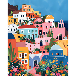 Flower Market: Santorini
