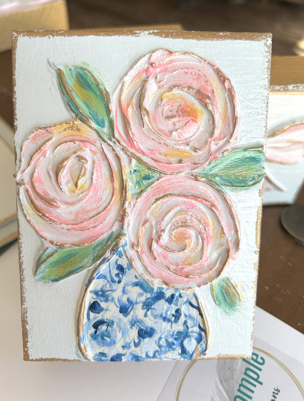 Floral vase  |  chinoiserie Spring wedding Mother's day