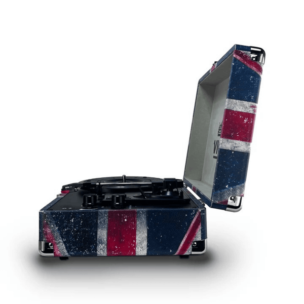 Victor Metro Plus Portable Dual Bluetooth Suitcase Turntable: RWB Union Jack