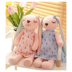 Bunny Doll Soft Throw Pillow Plush Toys: PINK / S