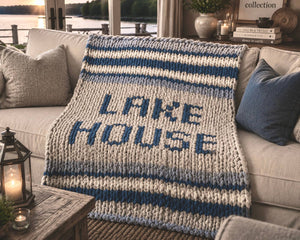 Lake House Knit Blanket