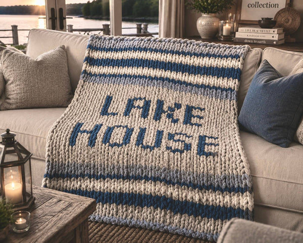 Lake House Knit Blanket