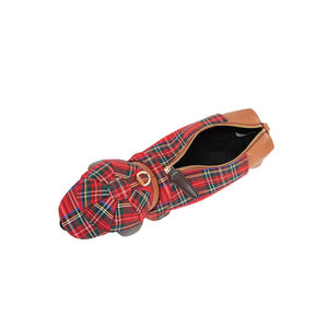 Mad About Plaid Dachshund Crossbody Bag