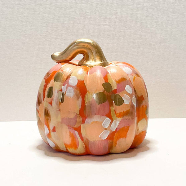 Orange Abstract Pumpkin|Jessica Reynolds Art