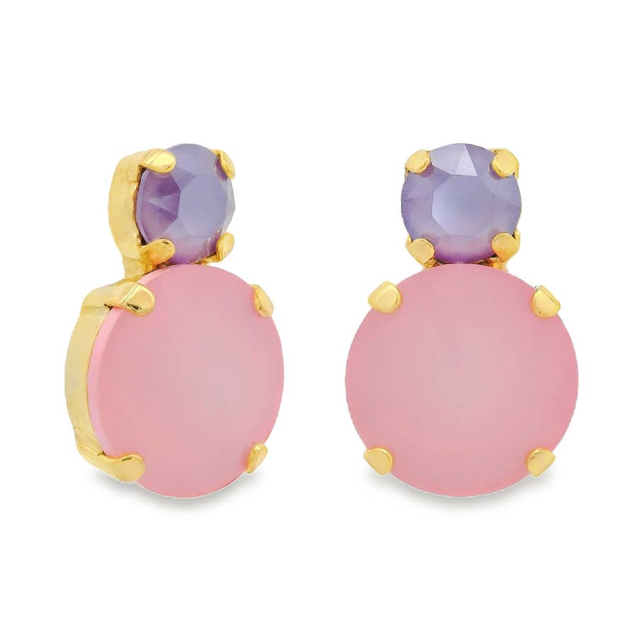 Baby Maegan Earrings in Fairy Dust: Lemon