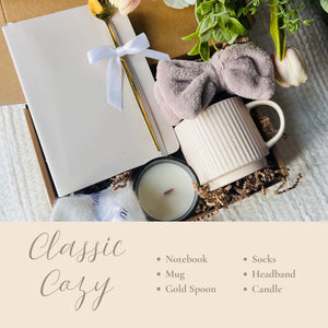 Cozy Self Care Basket Gift Set