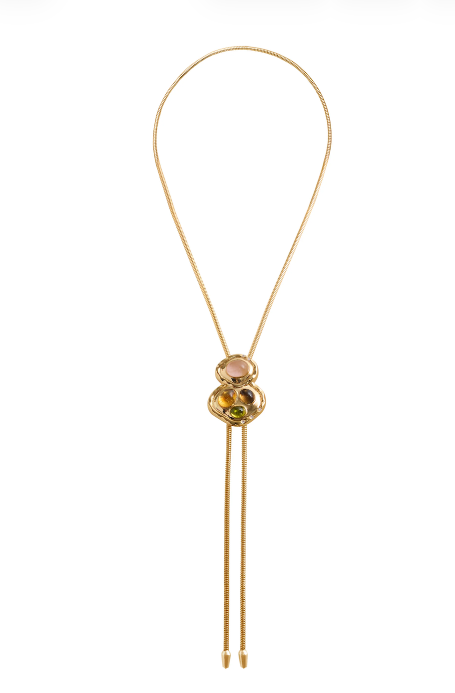 Até | 14K Gold PVD Bolo Lariat Necklace