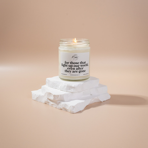 For Those That Light the Way | Memorial Soy Candle