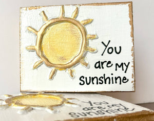 "You are my sunshine" hand painted Nursery Baby Expecting