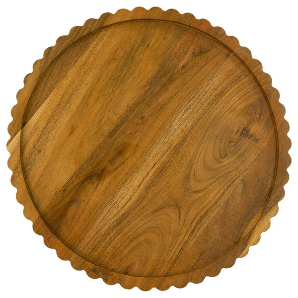 Lazy Susan With Scalloped Edges Fall Autumn
