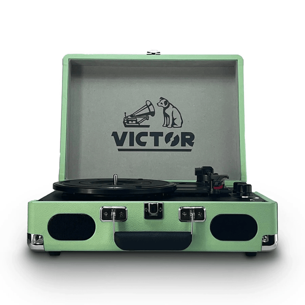 Victor Metro Plus Portable Dual Bluetooth Suitcase Turntable: RWB Union Jack