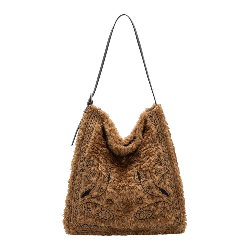 Annie Tan Faux Fur Tote