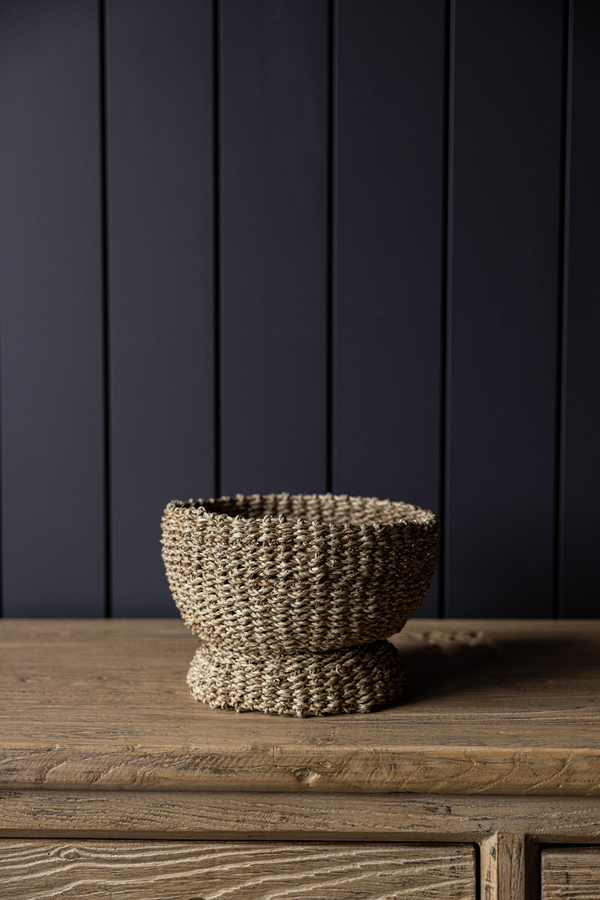 Woven Seagrass Bowl: Medium