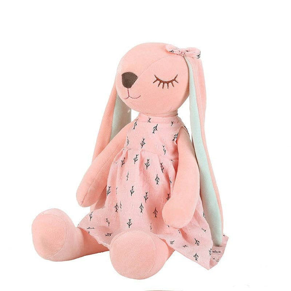 Bunny Doll Soft Throw Pillow Plush Toys: PINK / S
