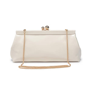 Joplin - Kisslock Clutch: Grey Multi