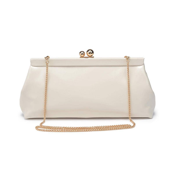 Joplin - Kisslock Clutch: Grey Multi