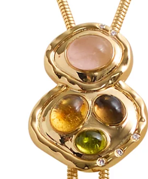 Até | 14K Gold PVD Bolo Lariat Necklace