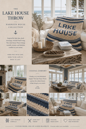 Lake House Knit Blanket