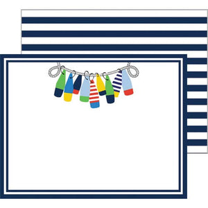 Flat Notecard Set of 10 | Buoys
