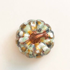 Large CopperAbstract Pumpkin