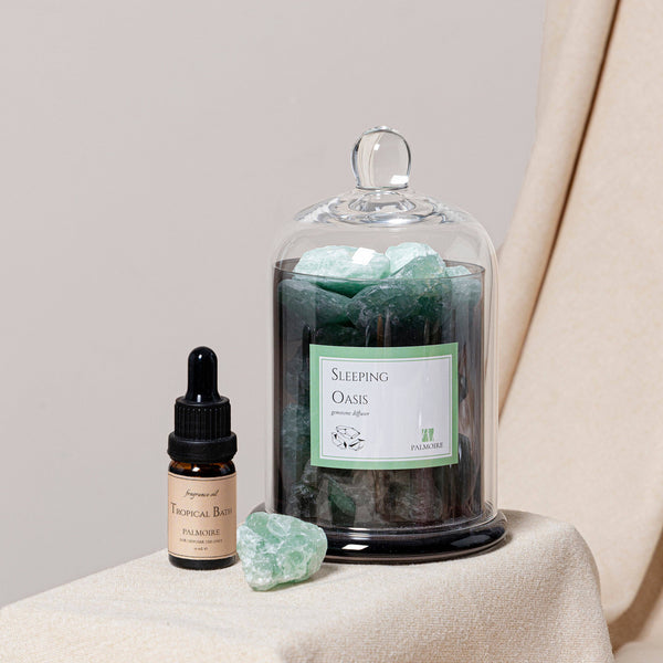 Sleeping Oasis Gemstone Diffuser [apple/amber]