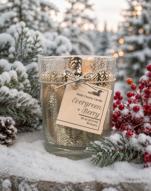 Evergreen + Berry - 16 oz Soy Candle