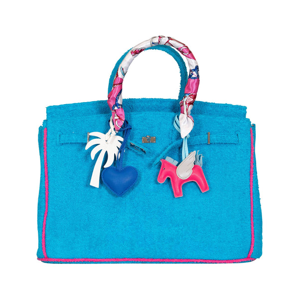 Palm Tree Bag Charms Perfect for Christmas Gift -9 colors: Dark Pink