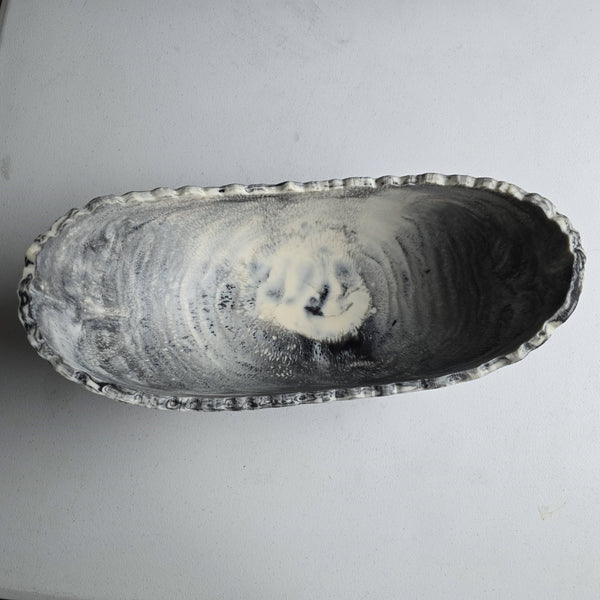 Medium Resin Trough - Entryway Catchall - Decorative Bowl: Tiger