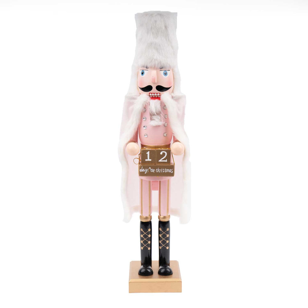 Pink 19" Countdown Nutcracker