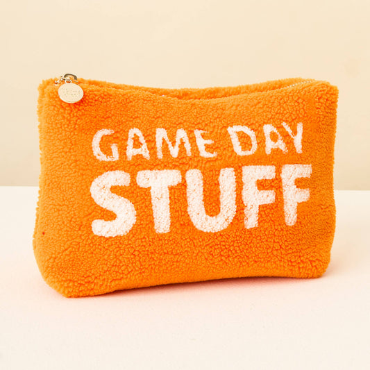 Teddy Pouch-Gameday Stuff: Orange