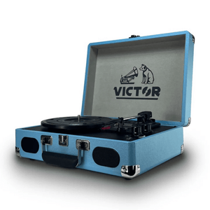 Victor Metro Plus Portable Dual Bluetooth Suitcase Turntable: RWB Union Jack