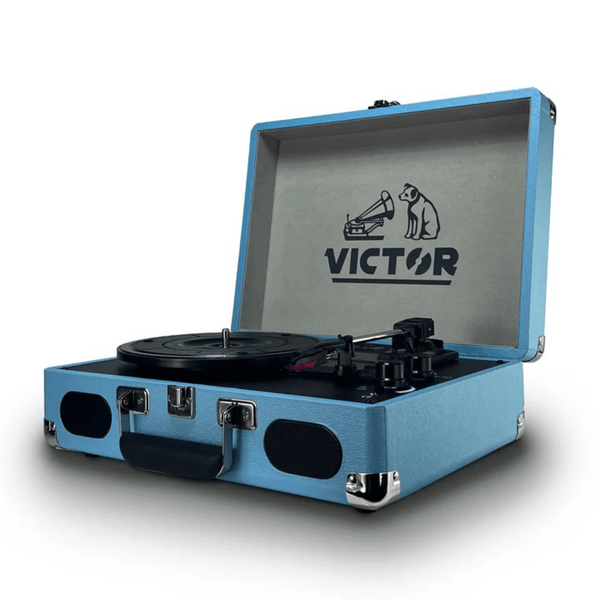 Victor Metro Plus Portable Dual Bluetooth Suitcase Turntable: RWB Union Jack